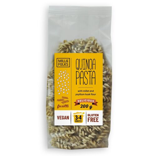 Quinoa pasta fusilli 200g | Vegan | Gluten-free | Artisan