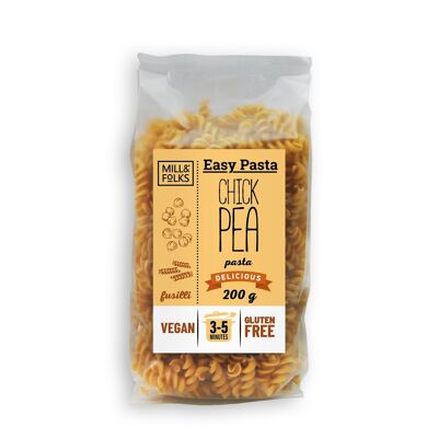 Easy Pasta Kichererbsennudeln Fusilli 200g | Vegan | Glutenfrei | Artisan