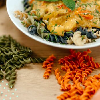 Easy Pasta Fusilli de pâtes aux pois verts 200g | Végétalien | Sans gluten | Artisan 3