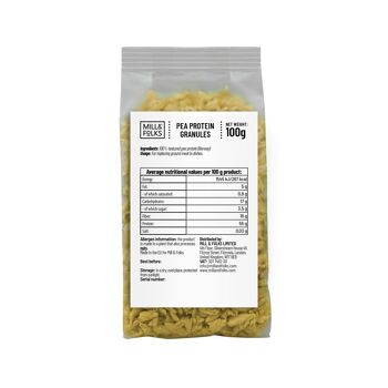 Granulés de protéines de pois 100g | Végétalien | Sans gluten | Artisan 2