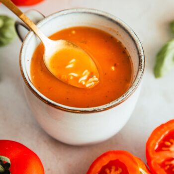 Soupe instantanée aux tomates fumées Cupster, paquet de 10 (10x33g) | Végétalien | Sans gluten | Artisan 5