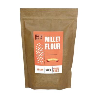 Farine de millet 450g | Végétalien | Sans gluten | Artisan