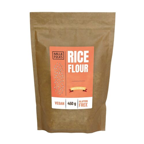 Rice flour 450g | Vegan | Gluten-free | Artisan