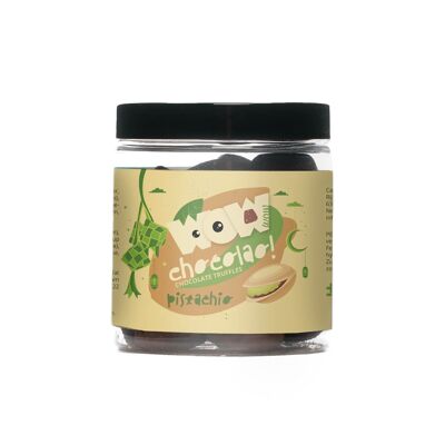 Pistacchio - Tartufi di cioccolato Eid - Vaso regalo 130g