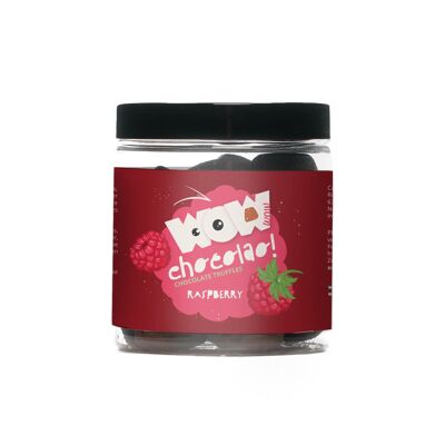 Truffes au chocolat et aux framboises - Pot cadeau 130g