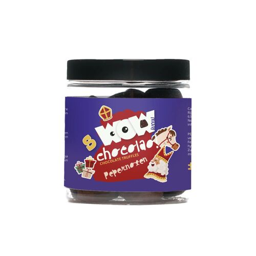 Pepernoten Chocolate Truffles - Sinterklaas edition - Gifting jar 130g