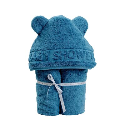 Cape de bain BabyShower blaue Ente