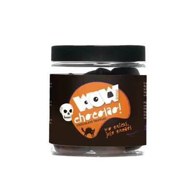 Pas de trucs, juste des friandises - Truffes au chocolat d'Halloween - WOW Chocolao !