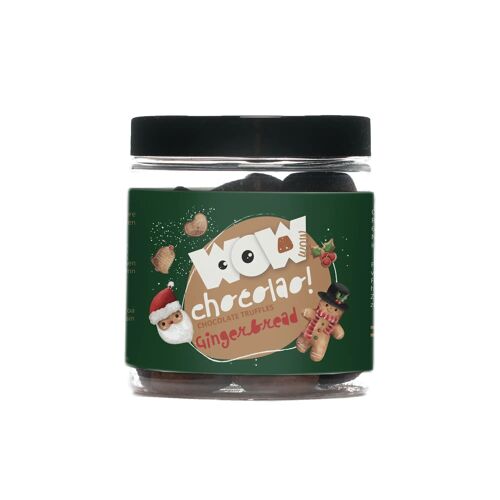 Gingerbread - Christmas Chocolate Truffles - Gifting jar 130g