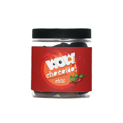 Chili-Schokoladentrüffel - 130g Geschenkglas