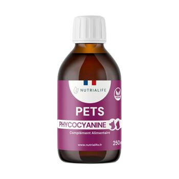 Phycocyanine Pets 250ml Chiens et chats 1