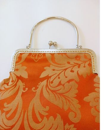 Sac de fête orange vintage 4