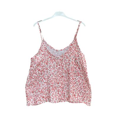 Camiseta sin mangas Liberty con botones