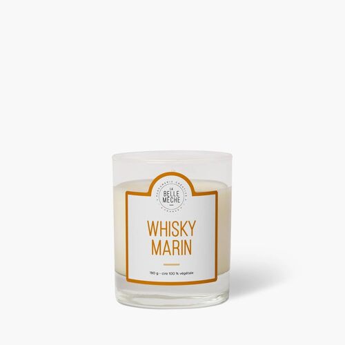 Bougie Parfumée Whisky Marin