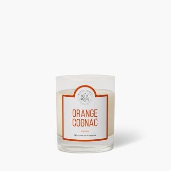 Bougie Parfumée Orange Cognac 1