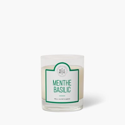 Mint Basil scented candle