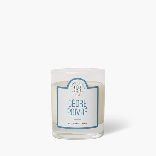 Bougie Parfumée Cèdre Poivré