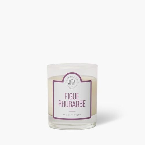 Bougie Parfumée Figue Rhubarbe