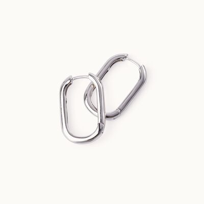 La boucle d'oreille Grace Big Silver