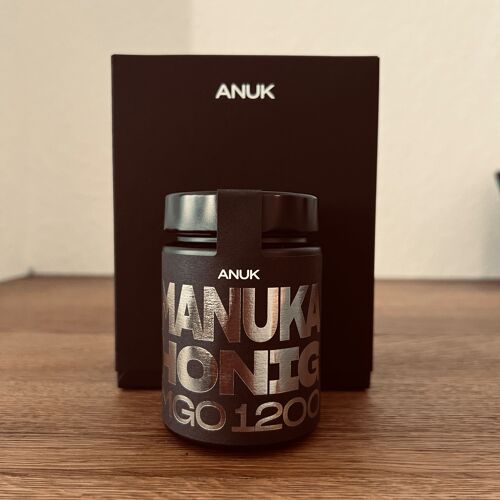 ANUK Manuka-Honig MGO1200 Geschenkbox