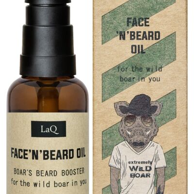 LaQ Face 'n' Beard Oil Wild Boar Beard Oil - 30ml