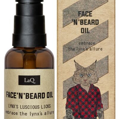 LaQ Face 'n' Beard Oil Lynx Beard Oil - 30ml