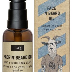 LaQ Face 'n' Beard Oil Huile à barbe de chèvre houblonnée - 30 ml