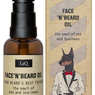 LaQ Face 'n' Beard Oil Dobermann-Bartöl – 30 ml