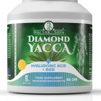 Ácido Hialurónico Diamond Yacca + MSM + Vitamina C