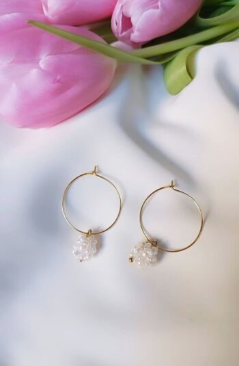 Boucles d'oreilles en acier inoxydable - Candice