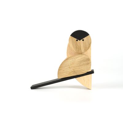 Jouets magnétiques en bois faits à la main Esnaf - Hibou nordique