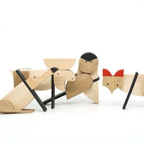 Wooden Handmade Magnetic Toys Esnaf - Nordic Woods Collection