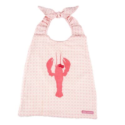 Serviette bavoir Homard Coquette