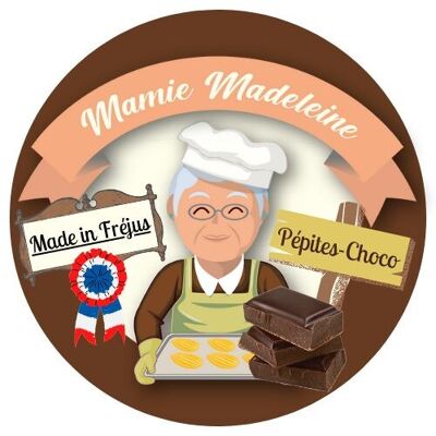 Mini Madeleine de Fréjus, gusto gocce di cioccolato