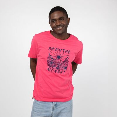 Ari Fuchsia T-Shirt aus Bio-Baumwolle, Fair-Trade-Produkt