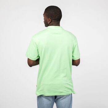 POLO COTON BIOLOGIQUE ANEWA VERT 2