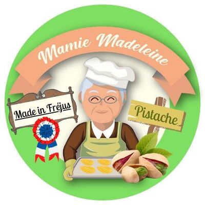 Mini Madeleine de Fréjus, sabor pistacho