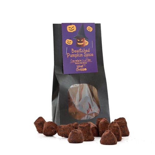 Bewitched Pumpkin Spice - Halloween Chocolate Truffles - Biodegradable bag 130g