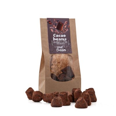 Kakaonibs-Schokoladentrüffel - Biologisch abbaubarer Beutel 130 g