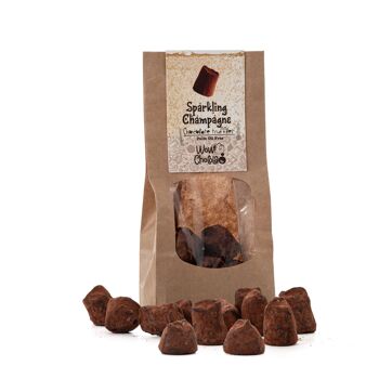 Truffes au Chocolat au Champagne - Emballage biodégradable 130g