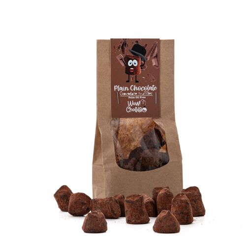 Plain Chocolate Truffles - Biodegradable bag 130g