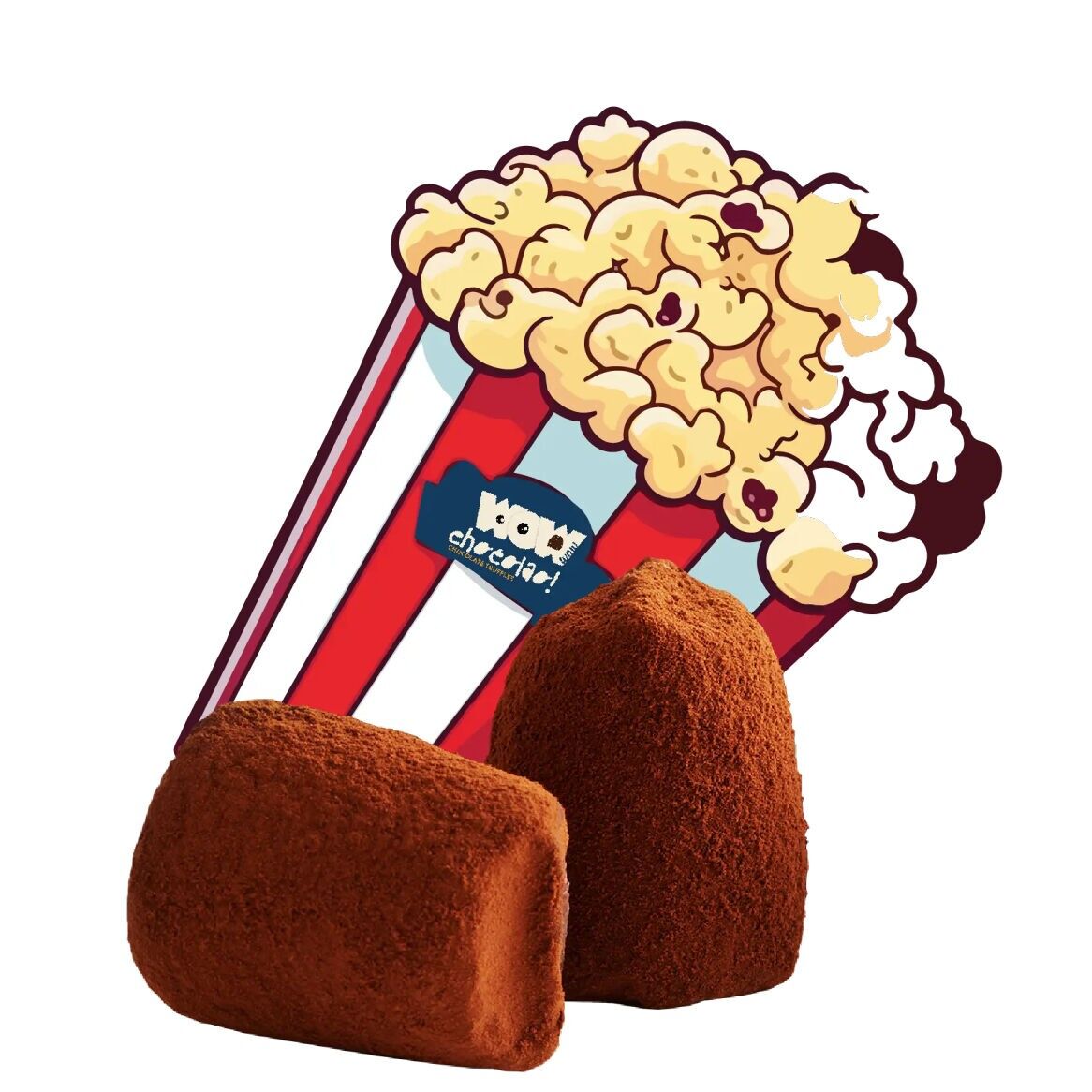 Tartufi Di Cioccolato Popcorn - sfusi