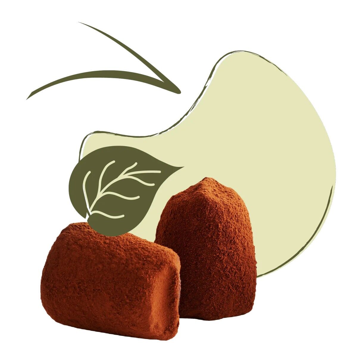 Tartufi Di Cioccolato Vegani - sfusi