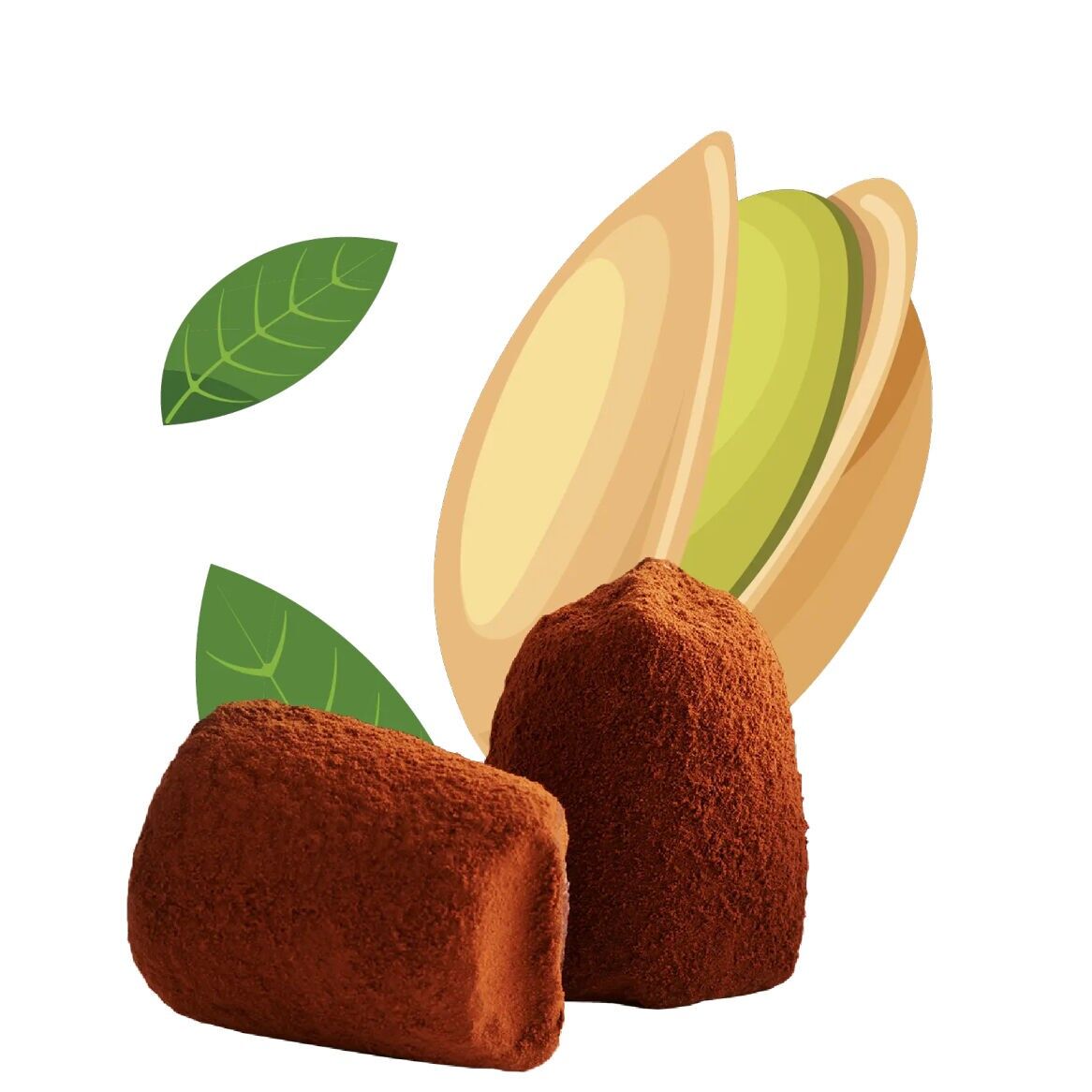 Tartufi Di Cioccolato Al Pistacchio - sfusi