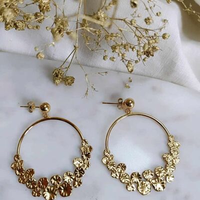 Stainless steel earrings - Léonie