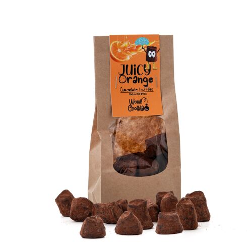 Juicy Orange chocolate truffles - Biodegradable bag 130g