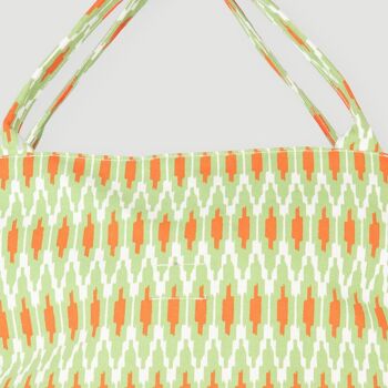 SAC DE PLAGE COTON BIOLOGIQUE KUNYIT NIGHT STRIPES 54X40 CM 5