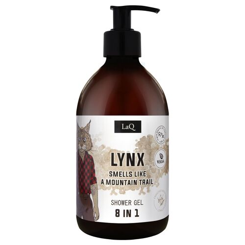 LaQ Shower Gel Men 8 in 1 - Lynx - 500ml