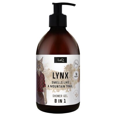 LaQ Gel de Ducha Hombres 8 en 1 - Lynx - 500ml