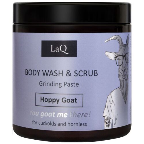 LaQ Body Wash & Scrub Mannen - Grinding Paste Hoppy Goat - 220g